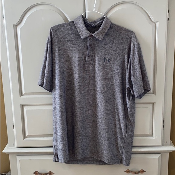 Under Armour Other - Men’s UA Heather Gray Performance Polo